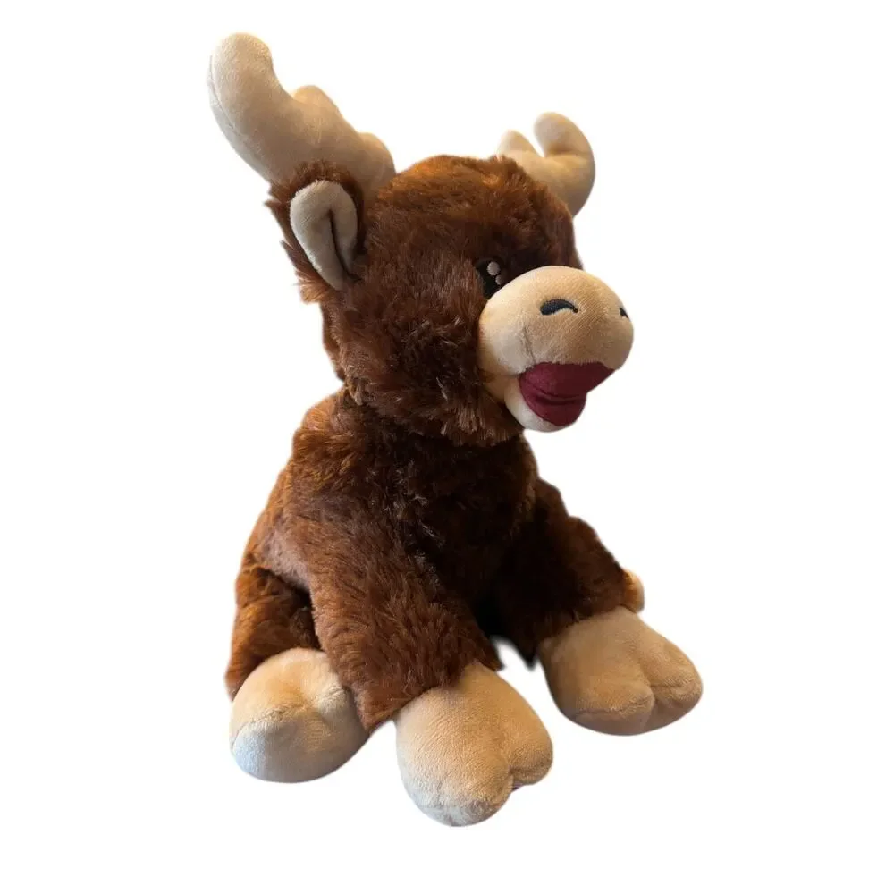 Build-A-Bear 2025 Way of Lights Moose Plush BAB Brown Stuffed Animal